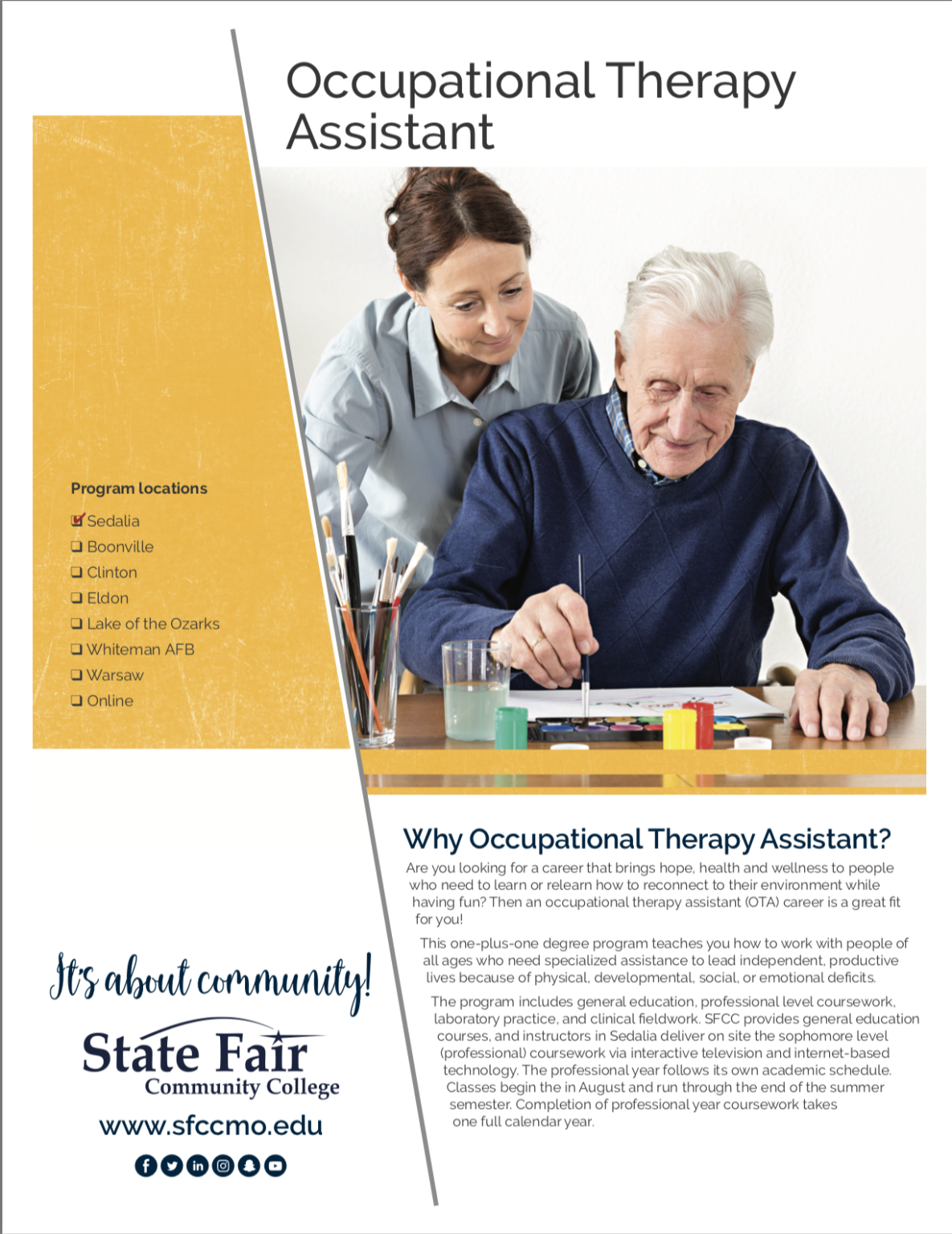 Occupational Therapy Assistant State Fair Community College