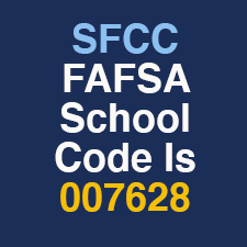 SFCC Financial Aid FAFSA CODE 007628