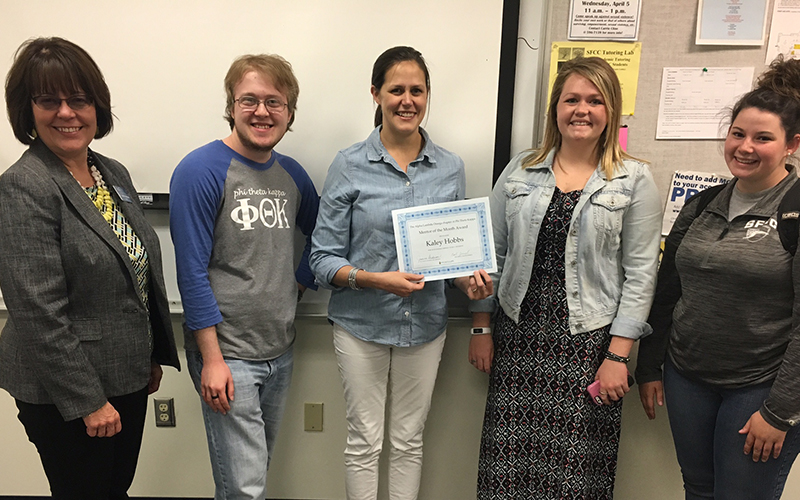 Read more about Phi Theta kappa names Kaley Hobbs ‘mentor of the month’