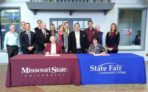 Missouri State and SFCC Articulation signing