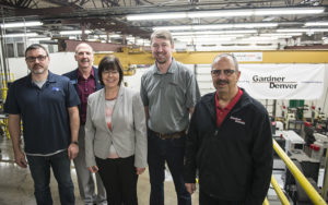 Gardner Denver donates air compressor