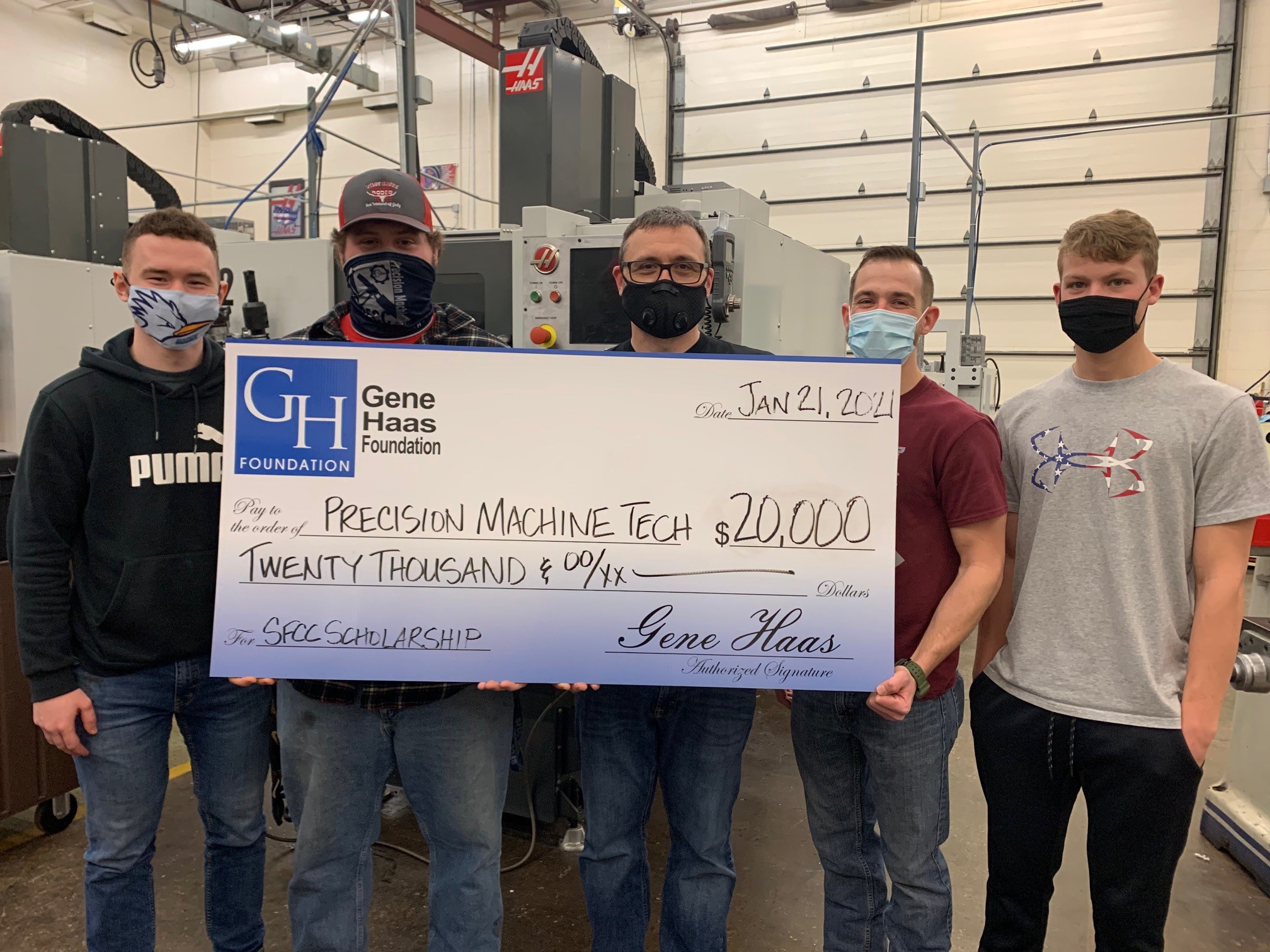 Read more about Gene Haas Foundation gives $20,000 to SFCC, awards 4 scholarships