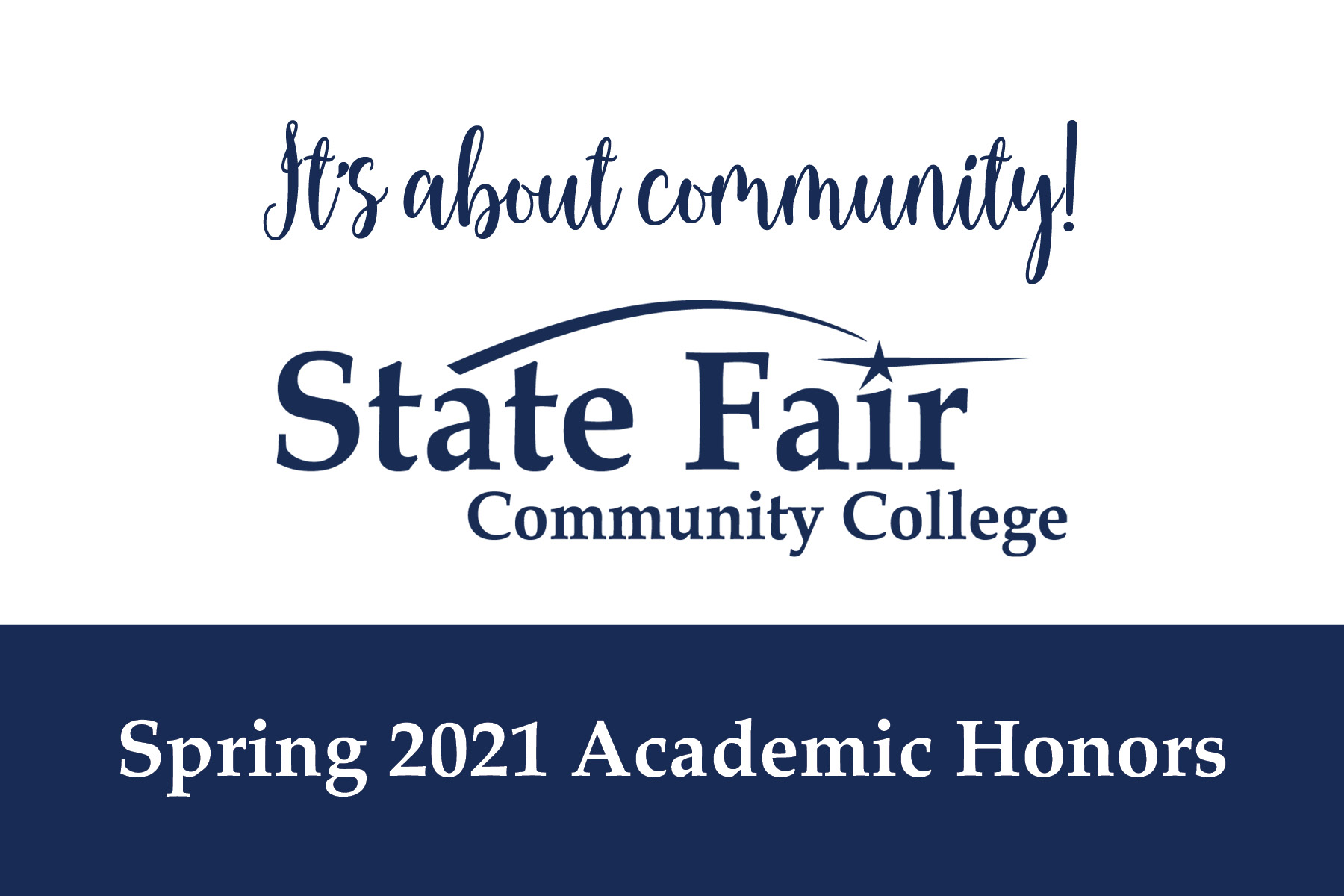 SFCC announces spring 2021 academic honors - State Fair Community College