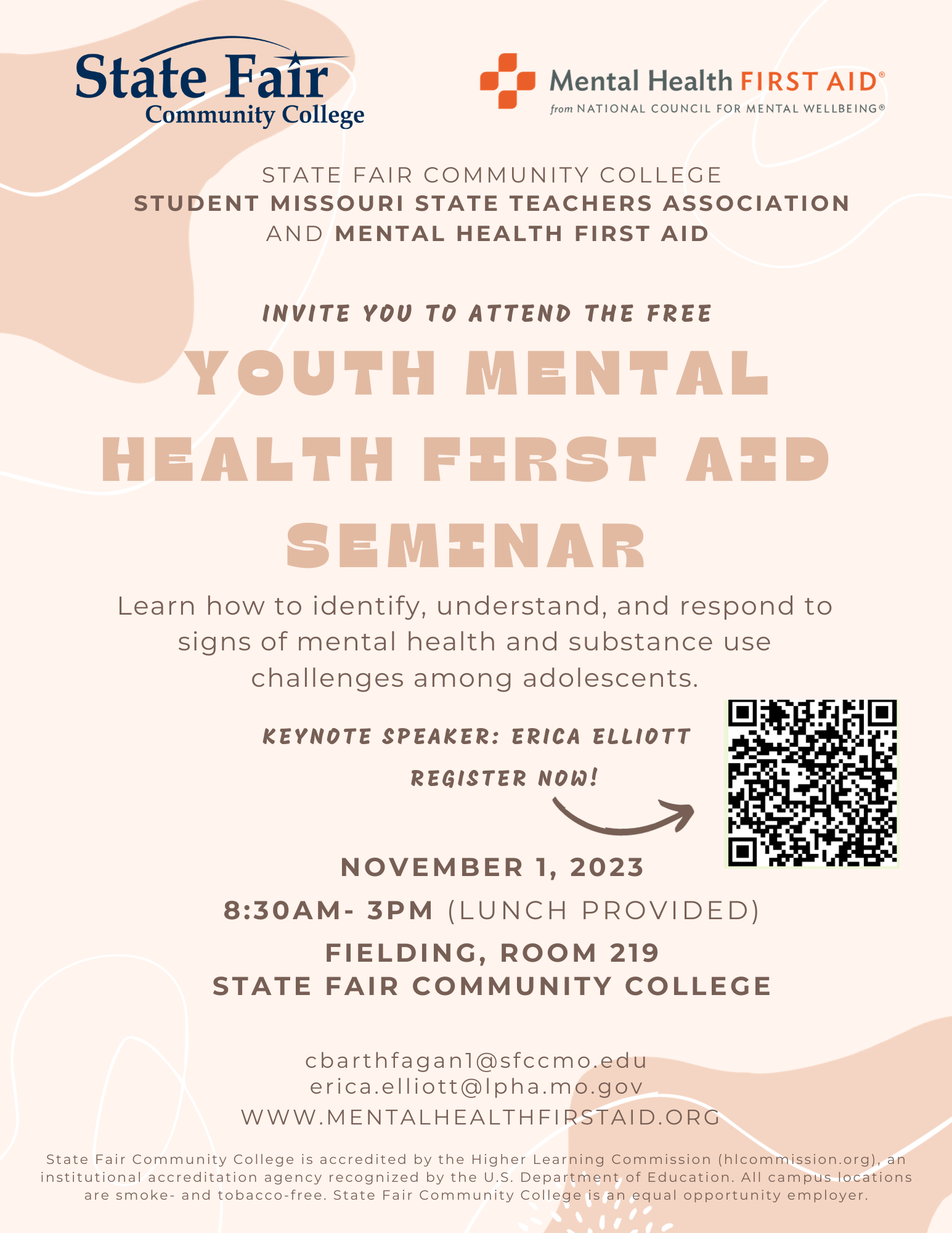 Read more about SFCC to host Youth Mental Health First Aid seminar
