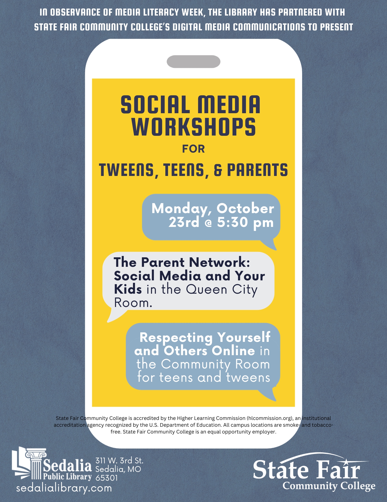 Read more about SFCC’s Digital Media Program Partners with Library for Social Media Workshop